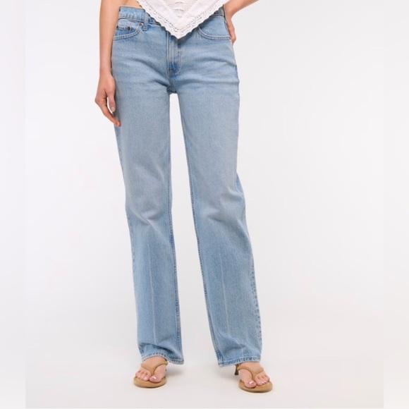 Abercrombie & Fitch Low Rise 90s Baggy Jean | Size 28 / 6 Regular - Picture 3 of 12